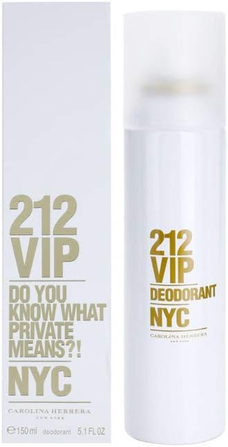 Desodorante en Spray 212 VIP Men de Carolina Herrera para Hombre 150 ml