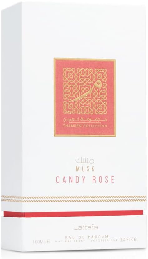 Fragancia Musk Candy Rose Lattafa Thameen Unisex 100 ml