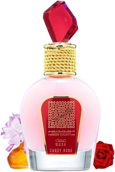 Fragancia Musk Candy Rose Lattafa Thameen Unisex 100 ml