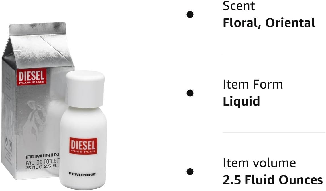 Fragancia Plus Plus Feminine de Diesel para Mujer 75 ml