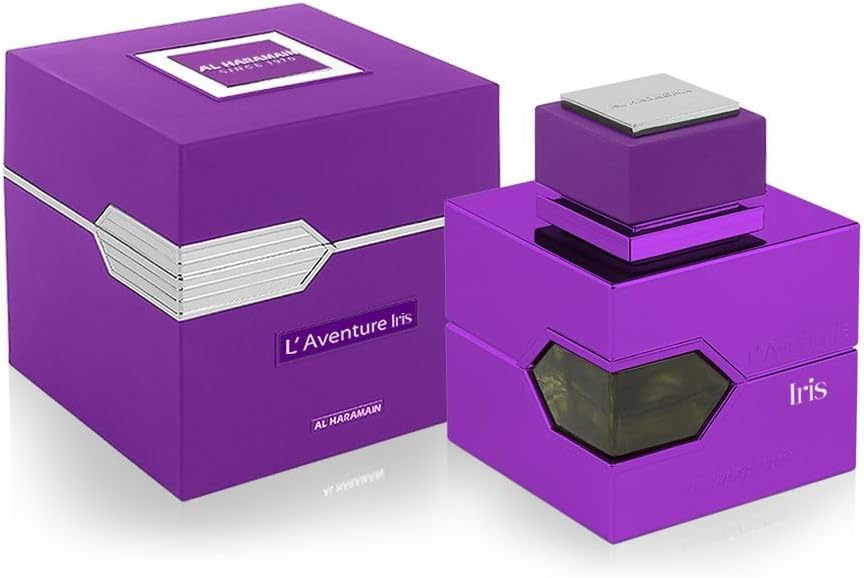 Fragancia L'Aventure Iris de Al Haramain para Unisex -100  mlExtracto de perfume en aerosol