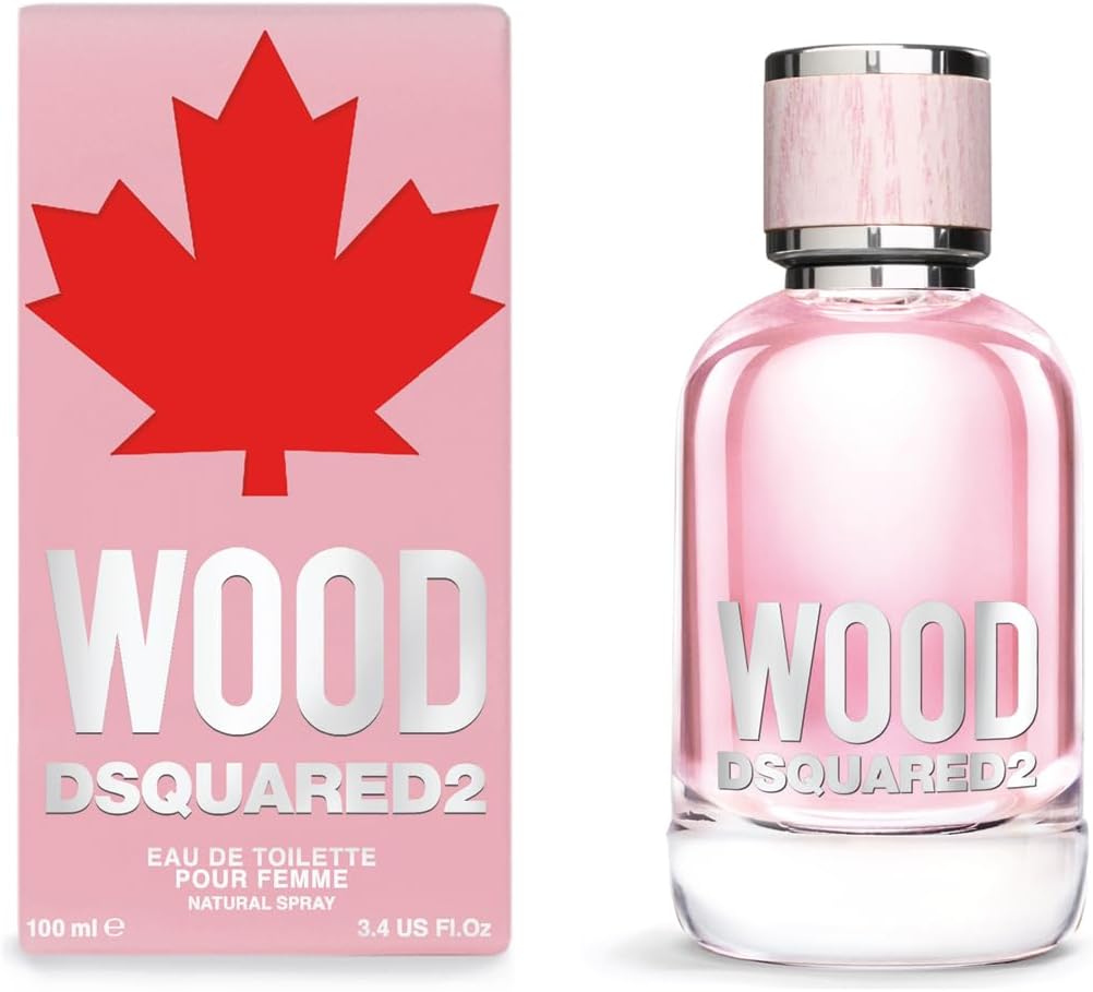 Fragancia DSQUARED2 Wood Pour Femme EDT para Mujeres, 3.4 oz