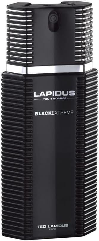 Fragancia Ted Lapidus Pour Homme Black Extreme EDT para Hombres, 3.4 oz