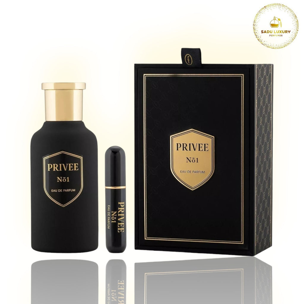 Fragancia Flavia Prive No 01 EDP+Travel Size Set de Regalo para Hombres 3.4oz
