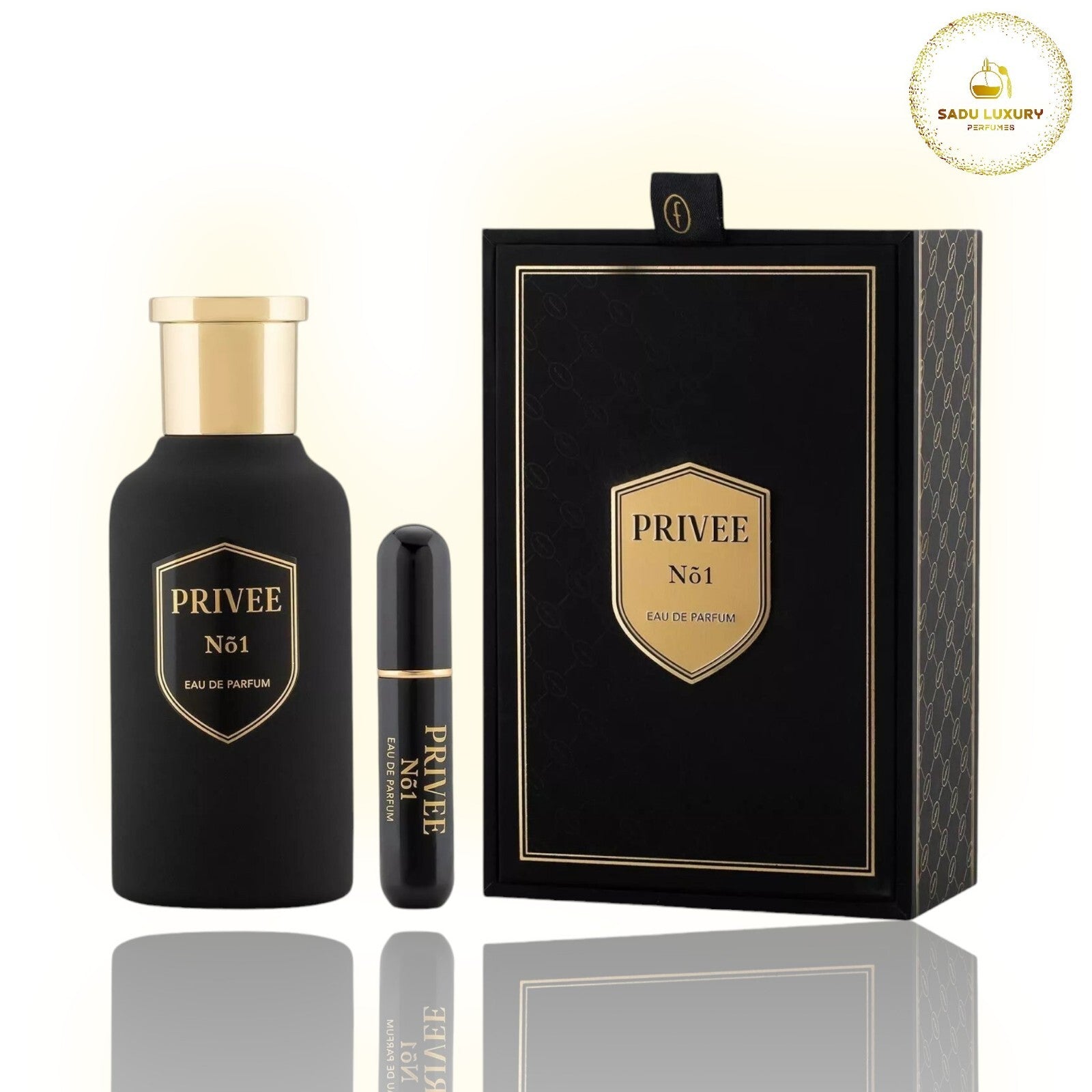 Fragancia Flavia Prive No 01 EDP+Travel Size Set de Regalo para Hombres 3.4oz
