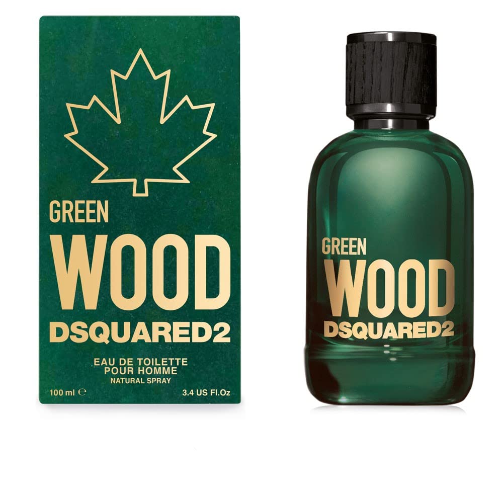 Fragancia DSQUARED2 Green Wood EDT para Hombres, 3.4 oz