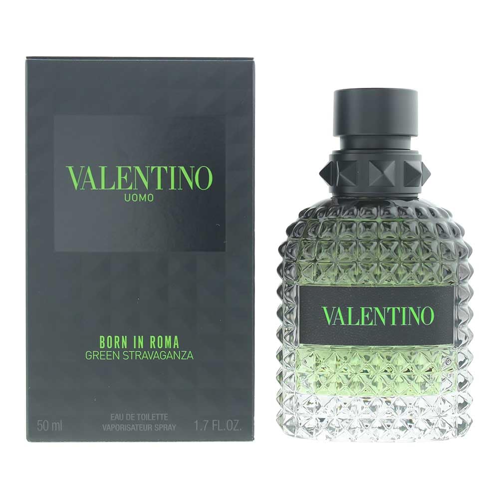 Fragancia Valentino Uomo Born in Roma Green Stravaganza EDT para Hombre 50ml