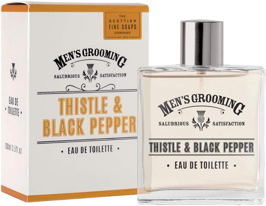 Fragancia Thistle & Black Pepper Scottish Fine Soaps Para Hombre 100 ml