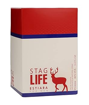 Fragancia Estiara Stag Life EDT para Hombres, 3.4 oz