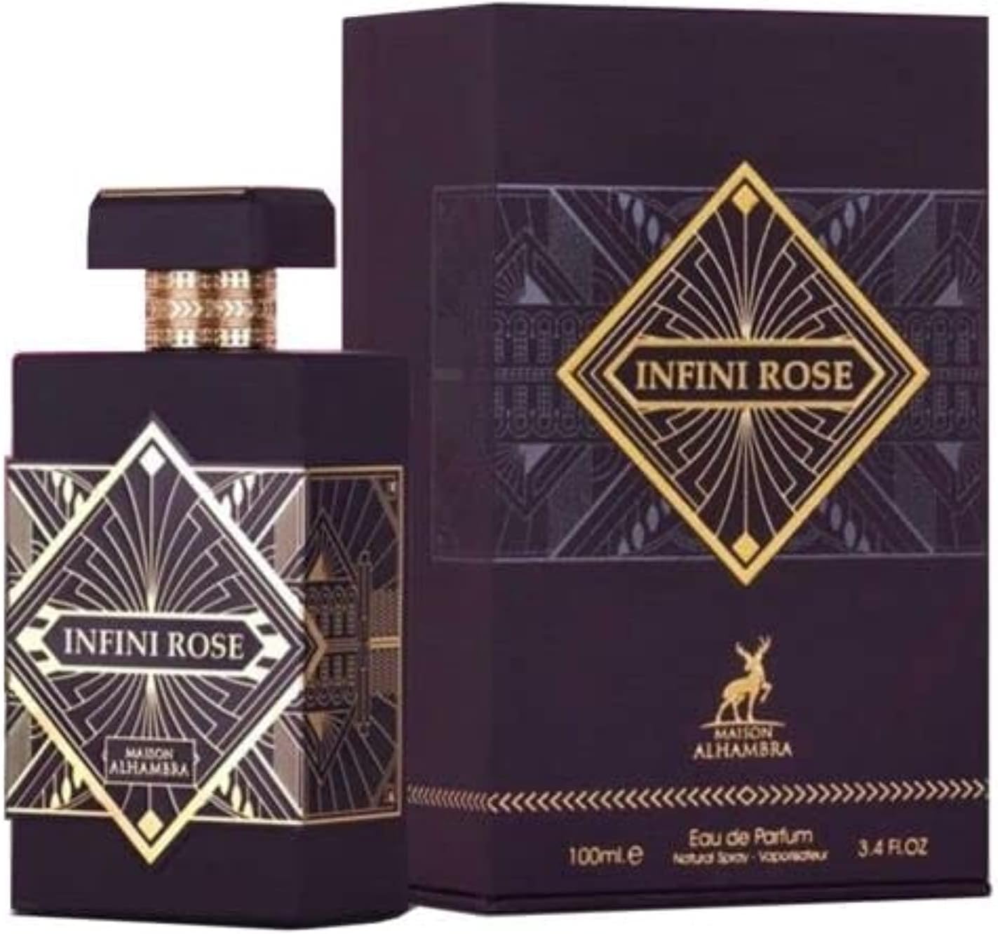 Fragancia Infini Rose de Maison Alhambra para Unisex - 100 ml EDP Spray