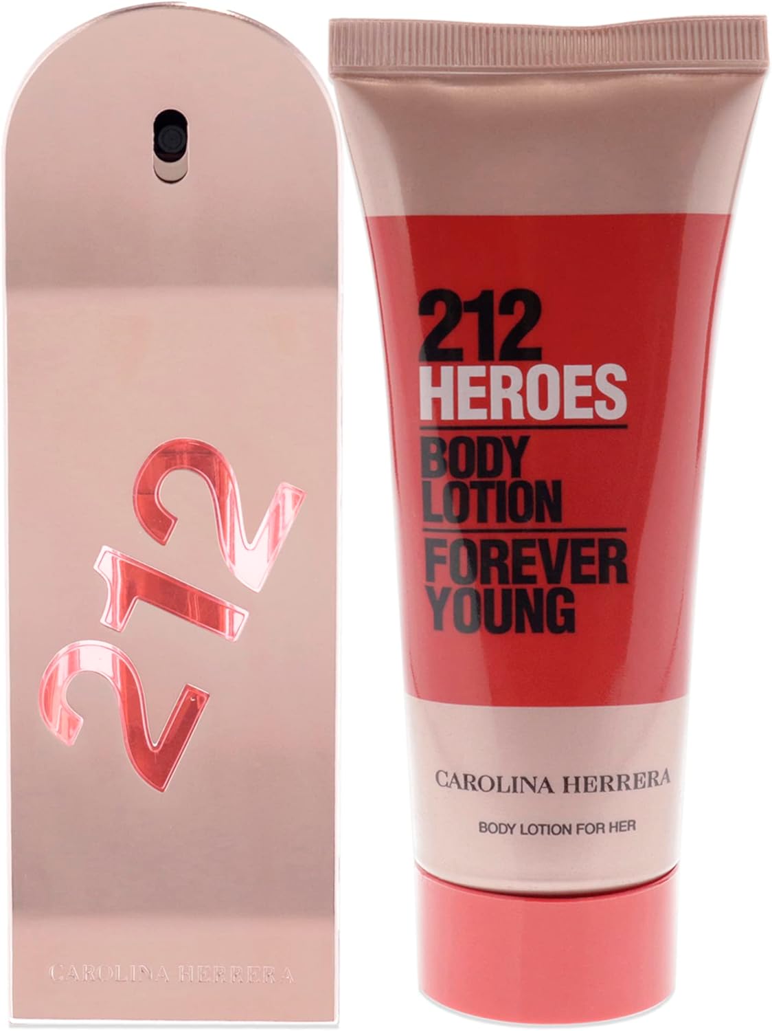 Fragancia Set de Regalo 212 Heroes For Her de Carolina Herrera para Mujer (2 Piezas)