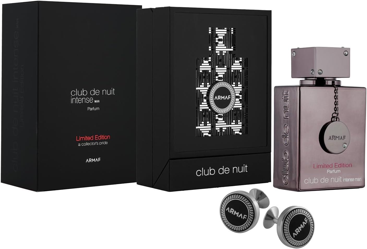 Fragancia Club De Nuit Intense Parfum Ed. Limitada de Armaf para Hombre - 105 ml Parfum + Mancuernillas