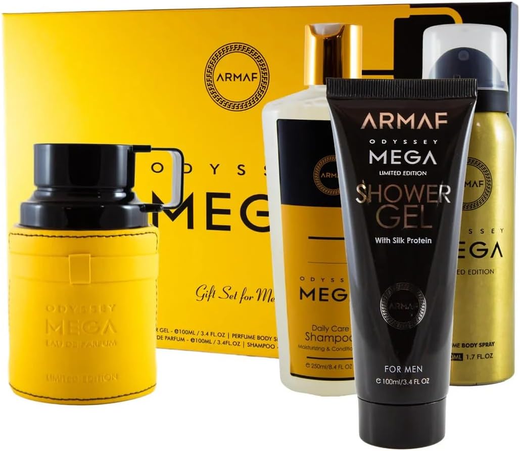 Set Odyssey Mega (Le Parfait) Armaf Para Hombre 4 Piezas x 100 ml