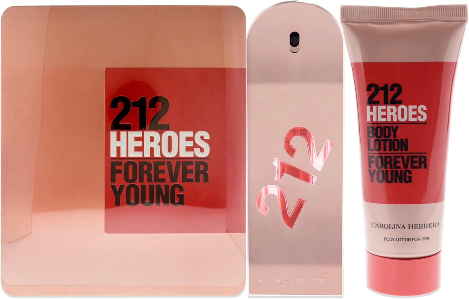 Fragancia Set de Regalo 212 Heroes For Her de Carolina Herrera para Mujer (2 Piezas)