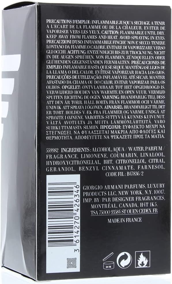 Fragancia Emporio Armani Diamonds  para Hombre 50 ml