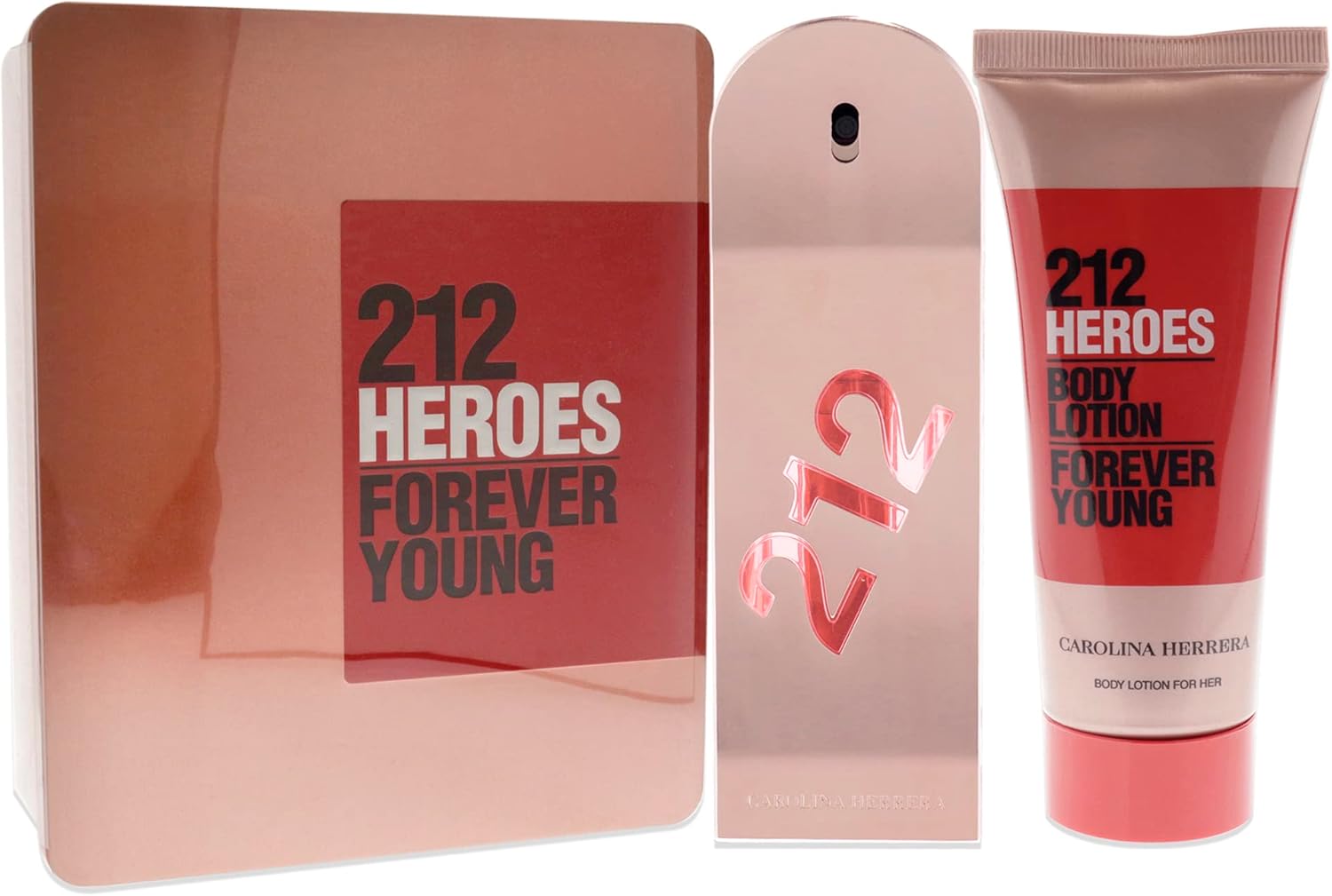 Fragancia Set de Regalo 212 Heroes For Her de Carolina Herrera para Mujer (2 Piezas)