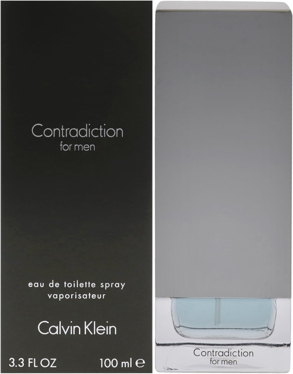 Fragancia Contradiction de Calvin Klein para Hombre -100  ml EDT en aerosol