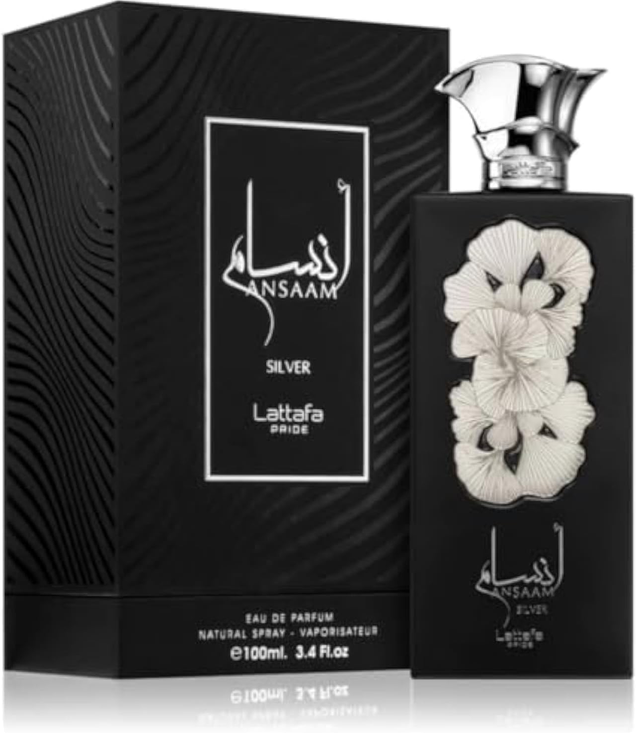 Fragancia Lattafa Ansaam Silver EDP Unisex 3.4 oz