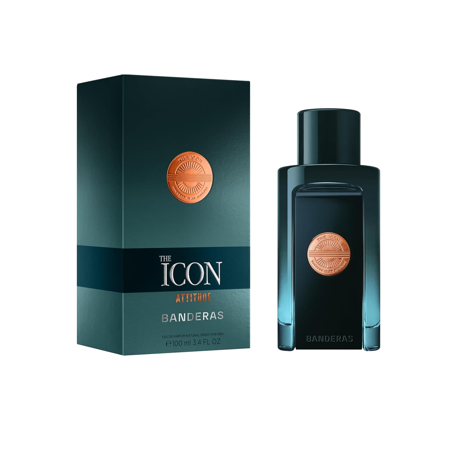 Fragancia The Icon Attitude Banderas Para Hombre 100 ml