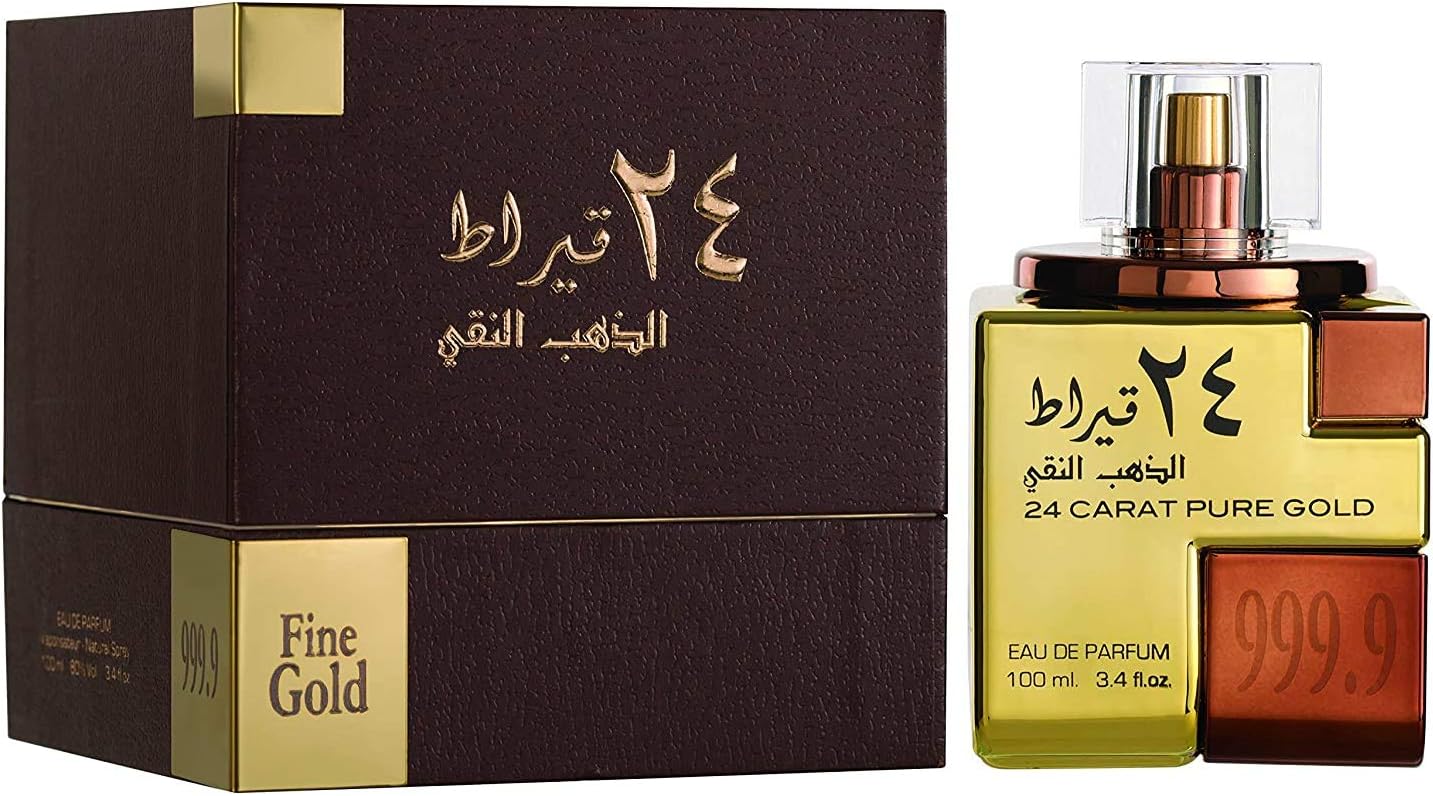 Fragancia 24 Carat Pure Gold de Lattafa Unisex 100 ml