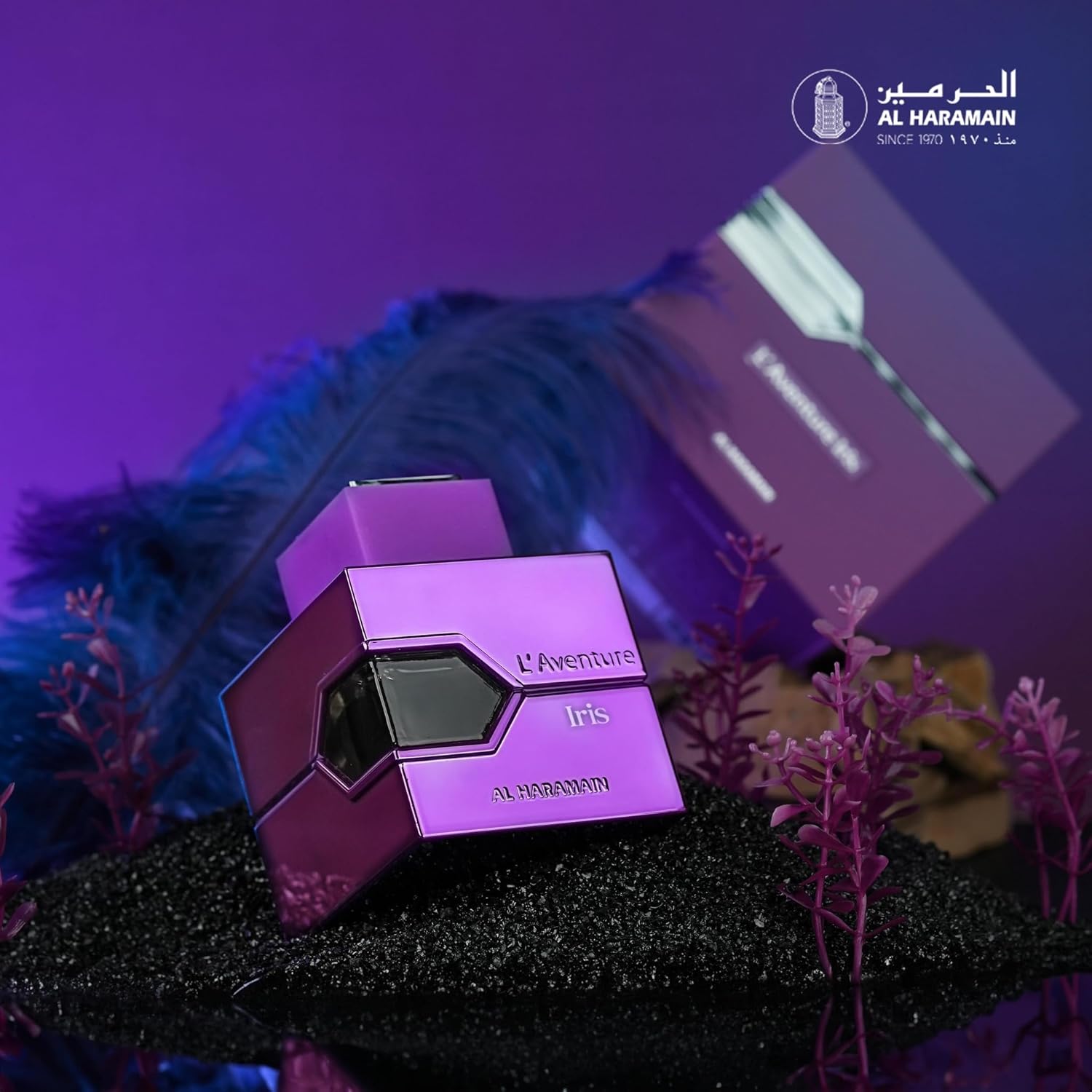Fragancia L'Aventure Iris de Al Haramain para Unisex -100  mlExtracto de perfume en aerosol