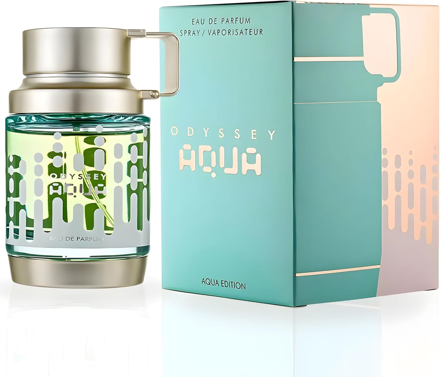 Armaf Odyssey Aqua Edition Eau de Parfum Spray for Men, 3.4 Ounce