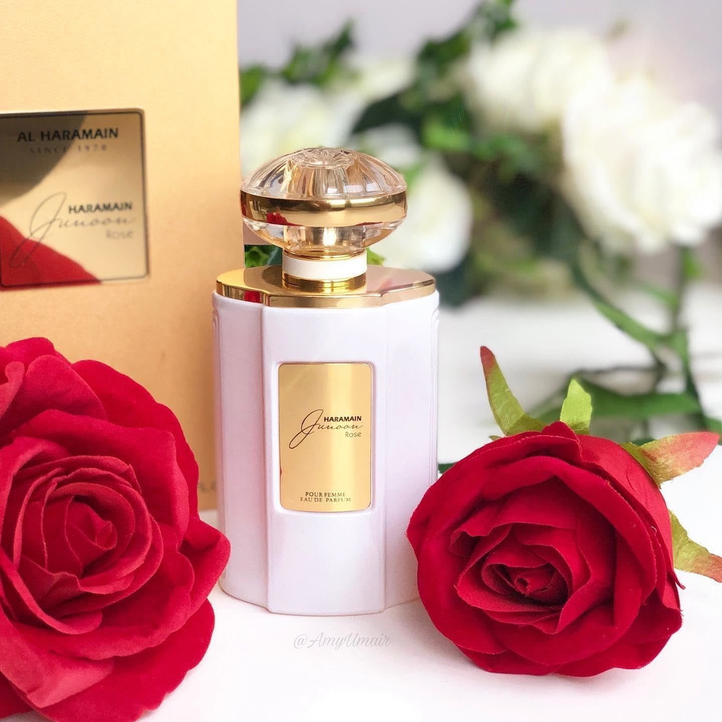 FRAGANCIA Junoon Rose Al Haramain para Mujer 75ml