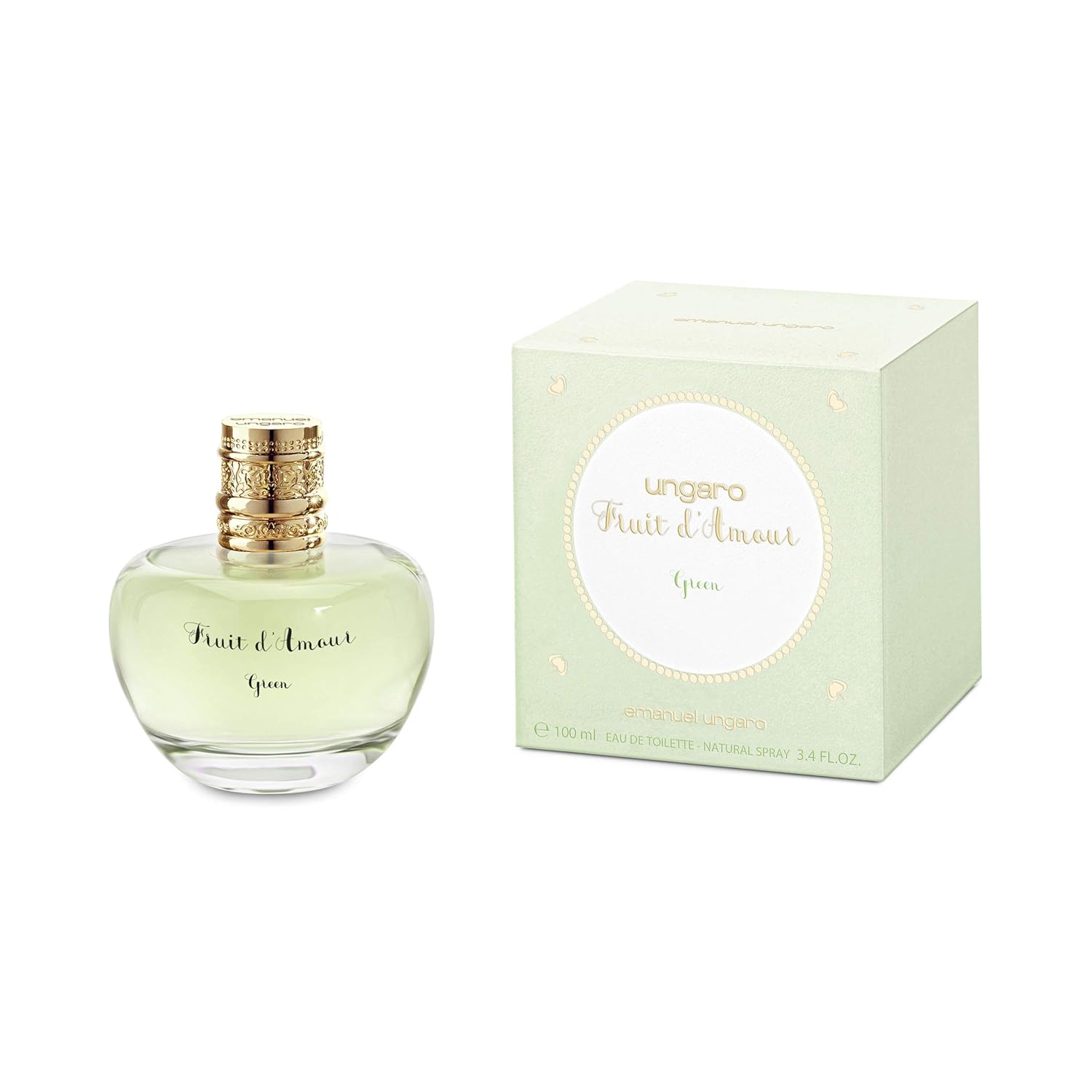 Fragancia Emanuel Ungaro Fruit D'amour Green EDT para Mujeres, 3.4 oz