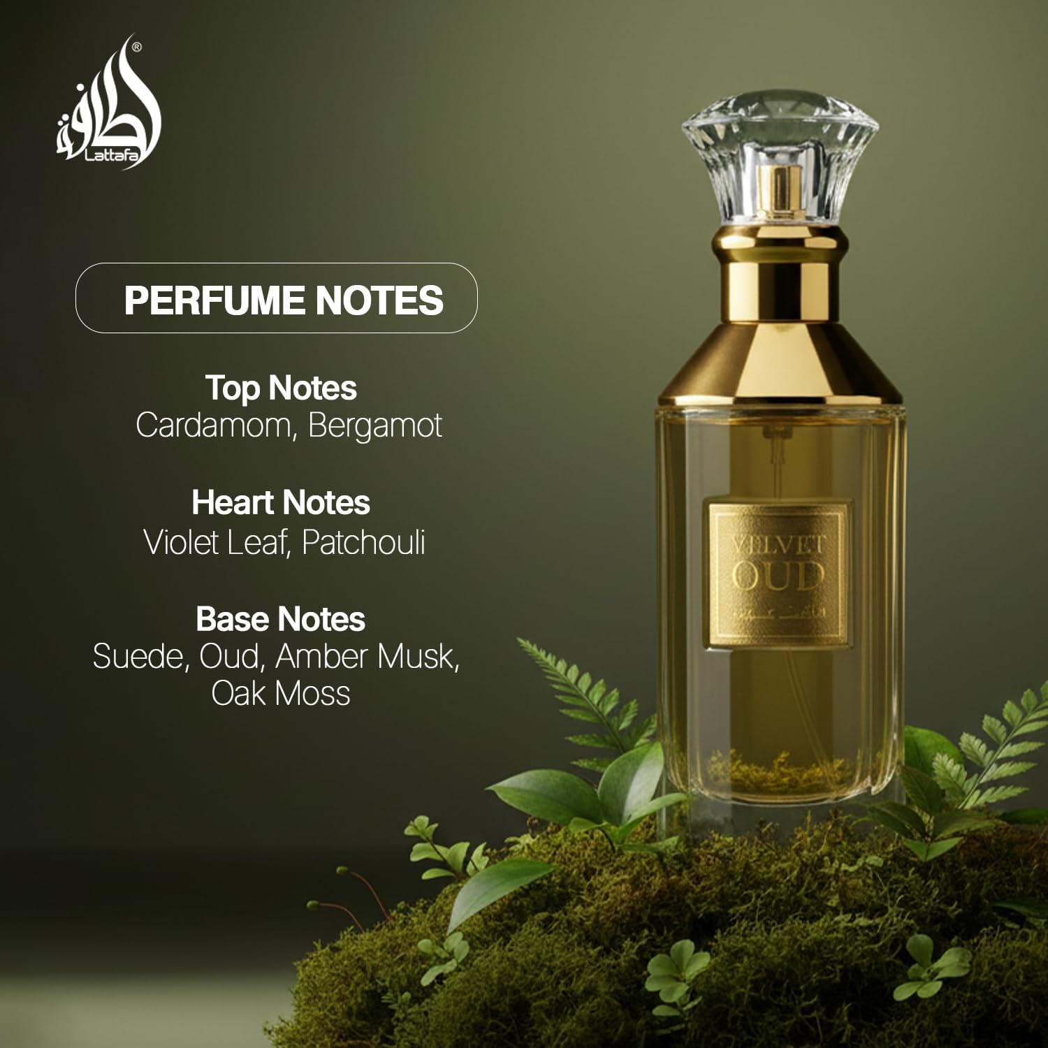 Fragancia Velvet Oud Lattafa Unisex 100 ml