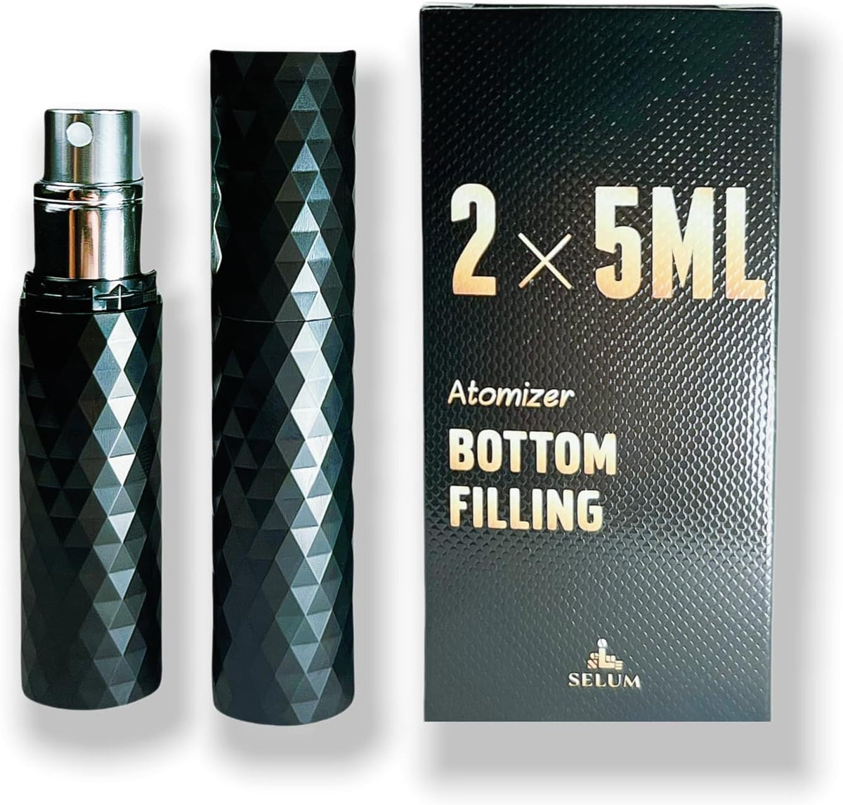 Accesorio Pulverizador de Viaje de Lujo Rellenable para Perfume/Colonia 6 ml (2 Piezas)