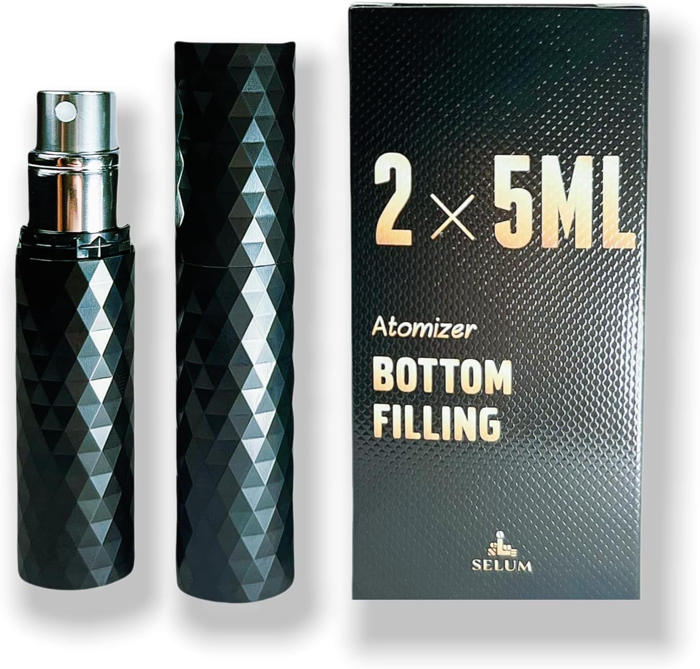 Accesorio Pulverizador de Viaje de Lujo Rellenable para Perfume/Colonia 6 ml (2 Piezas)