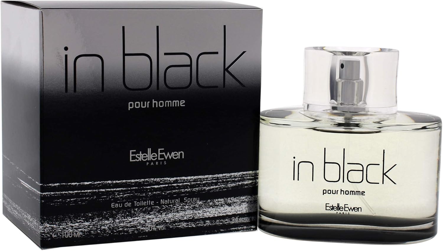 Fragancia Estelle Ewen In Black EDT para Hombre 3.4 oz