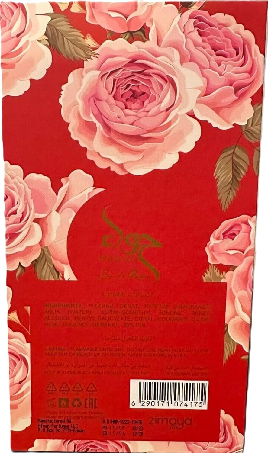 Fragancia Hawwa Pink Zimaya Afnan Unisex 100 ml