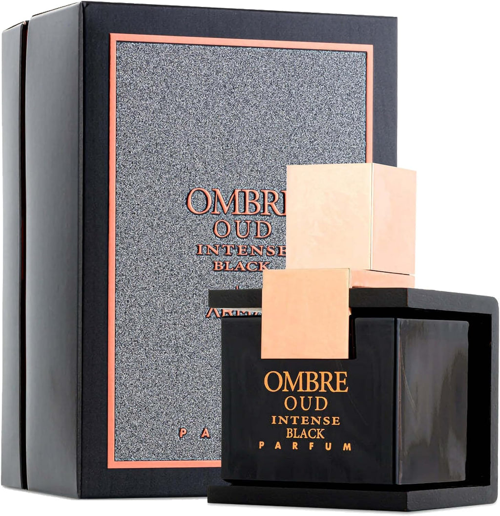 Fragancia Armaf Ombre Oud Intense Black Perfume para Hombres, 3.4 oz
