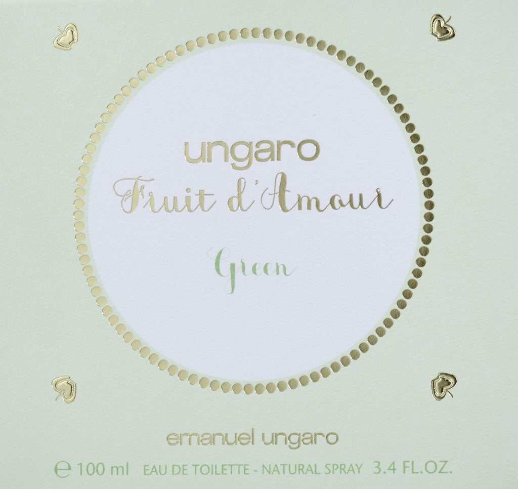 Fragancia Emanuel Ungaro Fruit D'amour Green EDT para Mujeres, 3.4 oz