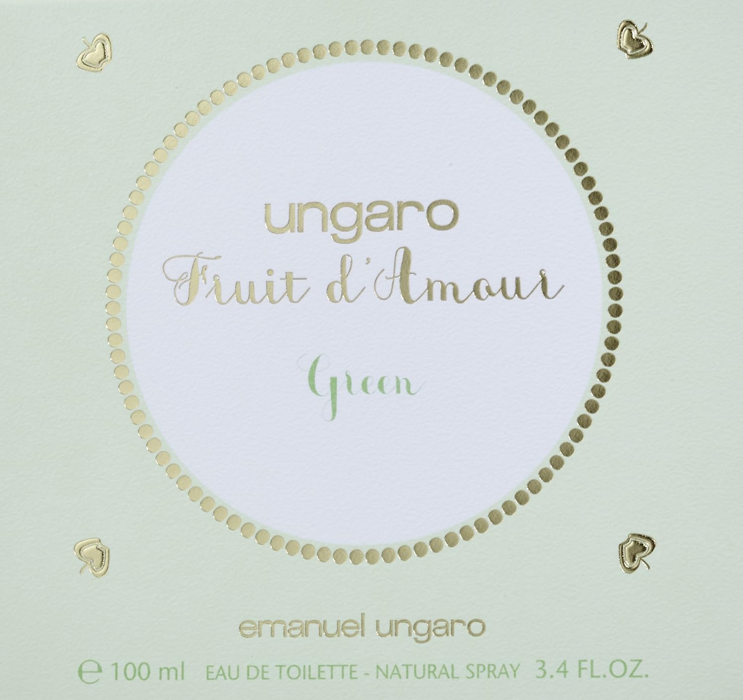 Fragancia Emanuel Ungaro Fruit D'amour Green EDT para Mujeres, 3.4 oz