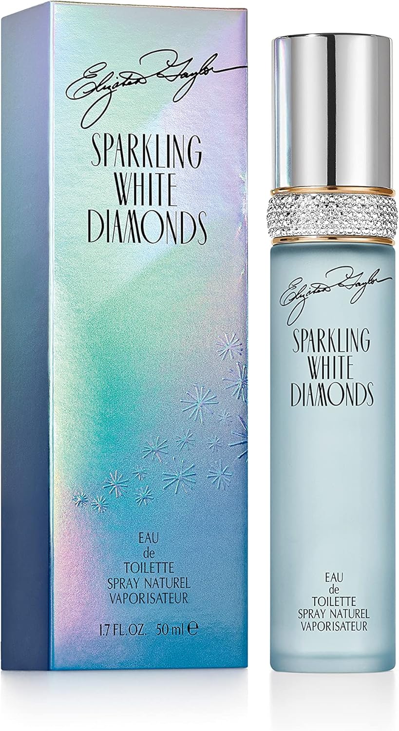 Fragancia Elizabeth Taylor White Diamonds Sparkling EDT para Mujeres, 1.7 oz