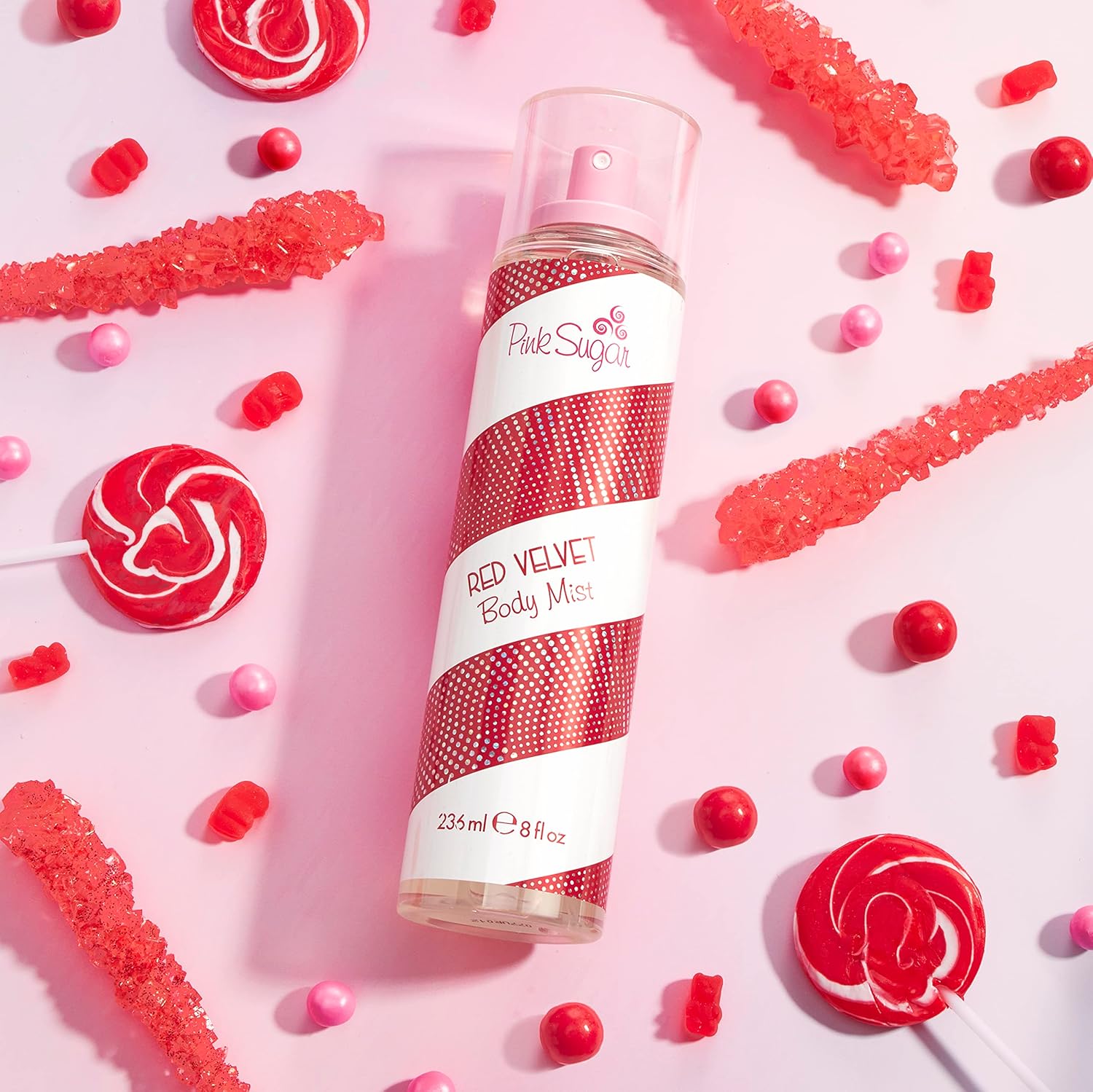 Fragancia Body Mist Pink Sugar Red Velvet  para Mujer 236 ml