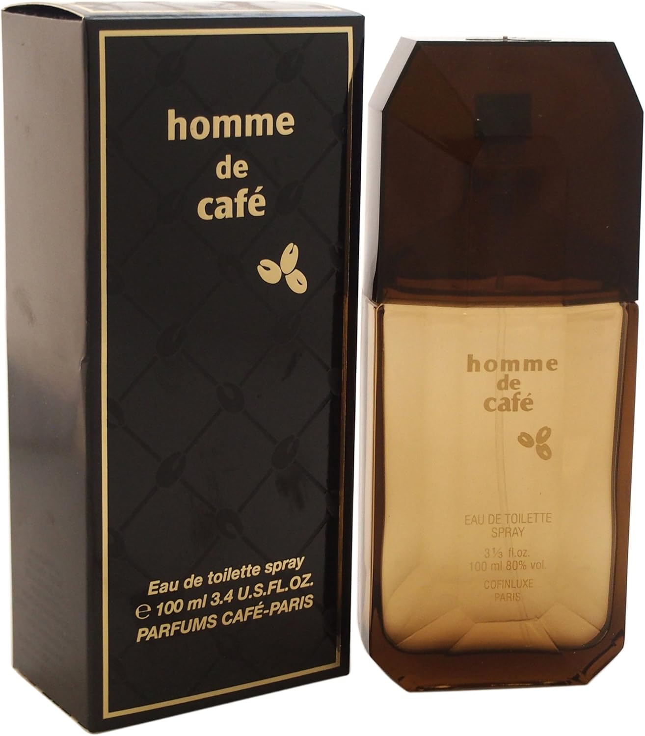 Fragancia Homme de Cafe Parfums EDT para Hombre, 100 ml
