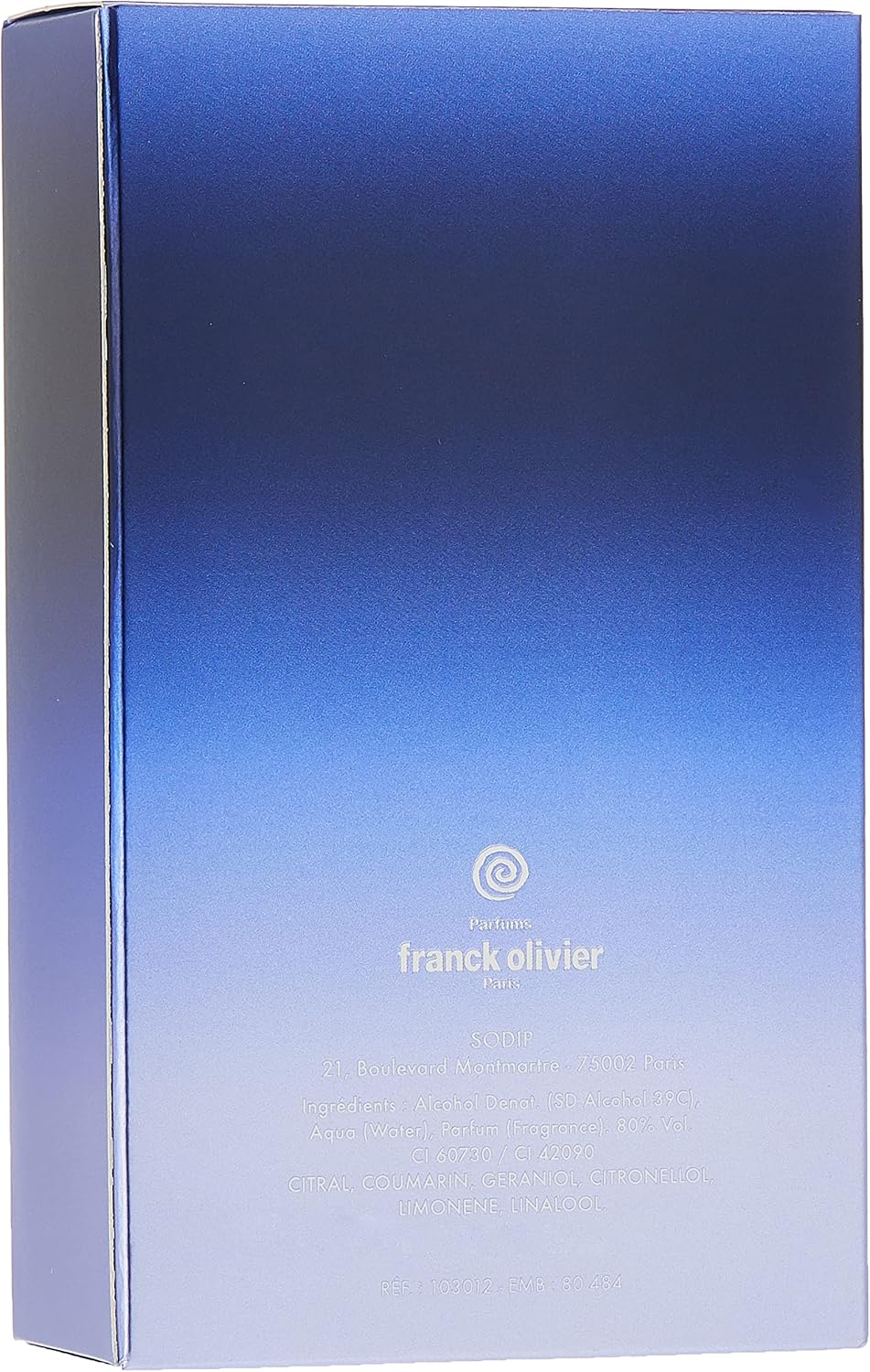 Fragancia Franck Olivier Sunrise EDT para Hombres, 2.5 oz
