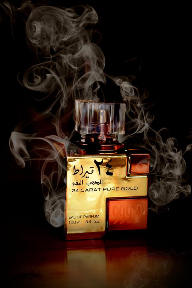 Fragancia 24 Carat Pure Gold de Lattafa Unisex 100 ml